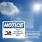 Signmission Pool Reserved For Tenants Only With Symbol, 10 in W x Rectangle, Vinyl Decal OS-2PACK-NS-D-710-L-16384 - alternate 3